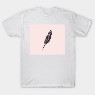 Blush feather T-Shirt